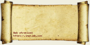 Dimitrije Bzenić vizit kartica